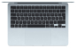 Preview: MacBook Air 13" M5, 10C CPU, 8C GPU, 16GB, 512GB, himmelblau
