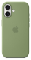 Preview: APPLE iPhone 17 Silikon Case mit MagSafe - Hellmoosgrün