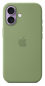 Preview: APPLE iPhone 17 Silikon Case mit MagSafe - Hellmoosgrün