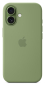 Preview: APPLE iPhone 17 Silikon Case mit MagSafe - Hellmoosgrün