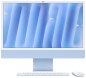 Preview: iMac 24" M4, 8C CPU, 8C GPU, 16GB, 256GB, MK, MM, blau