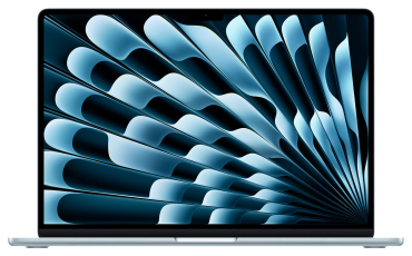 MacBook Air 15" M5, 10C CPU, 10C GPU, 16GB, 1TB, himmelblau