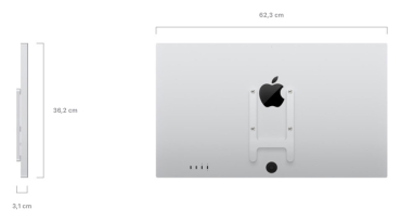 APPLE Studio Display XDR, Nanotexturglas, VESA Mount Adapter