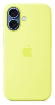Preview: APPLE iPhone 17 Silikon Case mit MagSafe - Neon Gelb