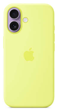 Preview: APPLE iPhone 17 Silikon Case mit MagSafe - Neon Gelb