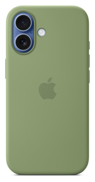 Preview: APPLE iPhone 17 Silikon Case mit MagSafe - Hellmoosgrün