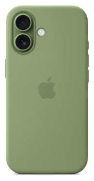 APPLE iPhone 17 Silikon Case mit MagSafe - Hellmoosgrün