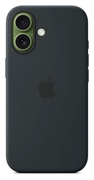 APPLE iPhone 17 Silikon Case mit MagSafe - Schwarz