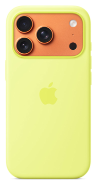 Preview: APPLE iPhone 17 Pro Silikon Case mit MagSafe - Neongelb