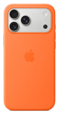 Preview: APPLE iPhone 17 Pro Max Silikon Case mit MagSafe - Orange
