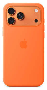 Preview: APPLE iPhone 17 Pro Max Silikon Case mit MagSafe - Orange