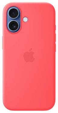 APPLE iPhone 17 Silikon Case mit MagSafe - Guavepink
