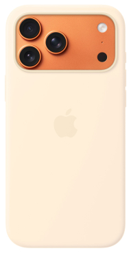 Preview: APPLE iPhone 17 Pro Max Silikon Case mit MagSafe - Vanille