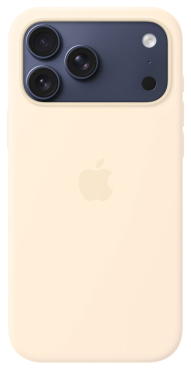 APPLE iPhone 17 Pro Max Silikon Case mit MagSafe - Vanille