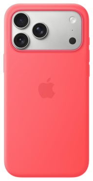 Preview: APPLE iPhone 17 Pro Max Silikon Case mit MagSafe - Guavepink