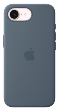 APPLE iPhone 17e Silikon Case mit MagSafe, Ankerblau