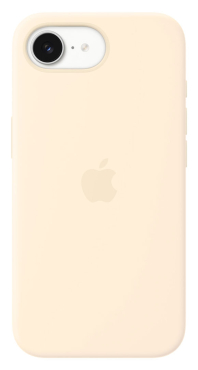 APPLE iPhone 17e Silikon Case mit MagSafe, Vanille