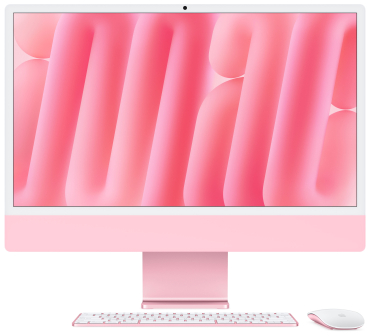 iMac 24" M4, 8C CPU, 8C GPU, 16GB, 256GB, MK, MM, pink
