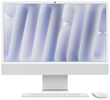 iMac 24" M4, SG, 10C CPU, 10C GPU, 16GB, 512GB, MK TID, MM, silber