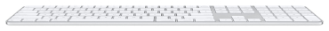 Preview: APPLE Magic Keyboard mit Touch ID und Ziffernblock für Mac Modelle mit Apple Chip - Deutsch - Weiße Tasten