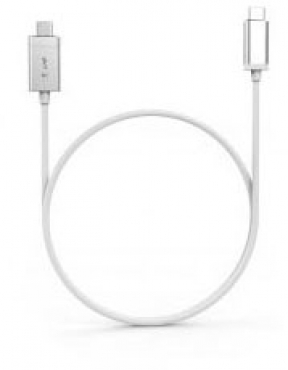 Preview: LMP Magnetic Safety Ladekabel USB-C, silber, 3m