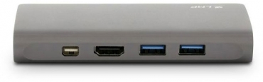 Preview: LMP USB-C Travel Dock 4K 9-port, spacegrau
