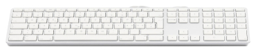 LMP kabelgebundene USB Tastatur silber, deutsch