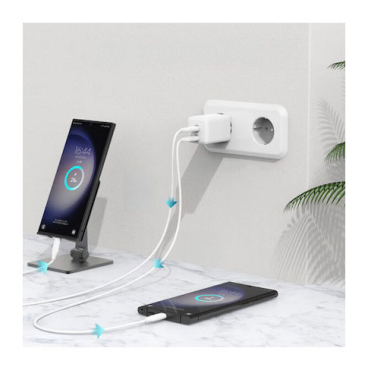 Preview: LMP Dual Port Power Adapter 45W, USB-C