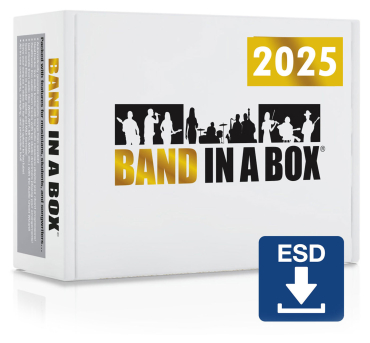 PG MUSIC Band in a Box 2025 Audiophile Edition, Mac, Upgrade von jeder Band in a Box Audiophile Edition Vorgängerversion (Download)