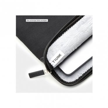 Preview: TRUNK Neopren Sleeve für MacBook Air 13" (M2/M3/M4), schwarz