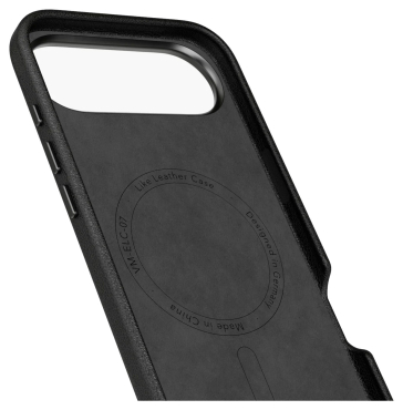 Preview: VONMÄHLEN Kunstleder-Folio für iPhone Air, MagSafe, schwarz