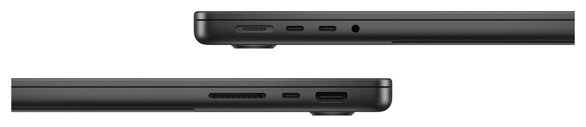 MacBook Pro 14" M5, 10C CPU, 10C GPU, 16GB, 1TB, SD, space schwarz
