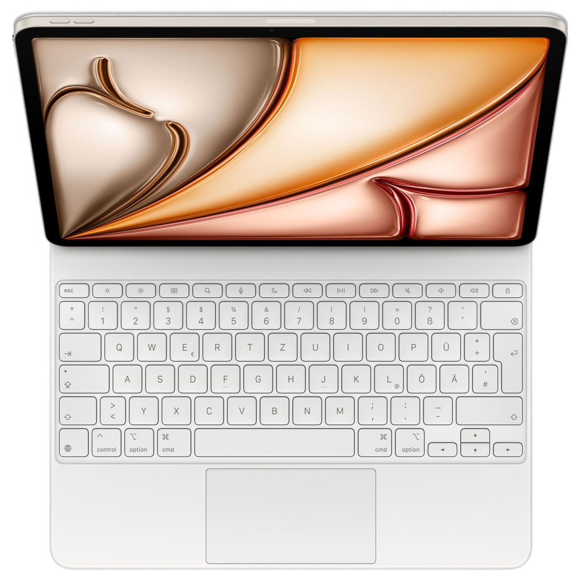 APPLE Magic Keyboard für 13" iPad Air (M4) - Deutsch, weiß