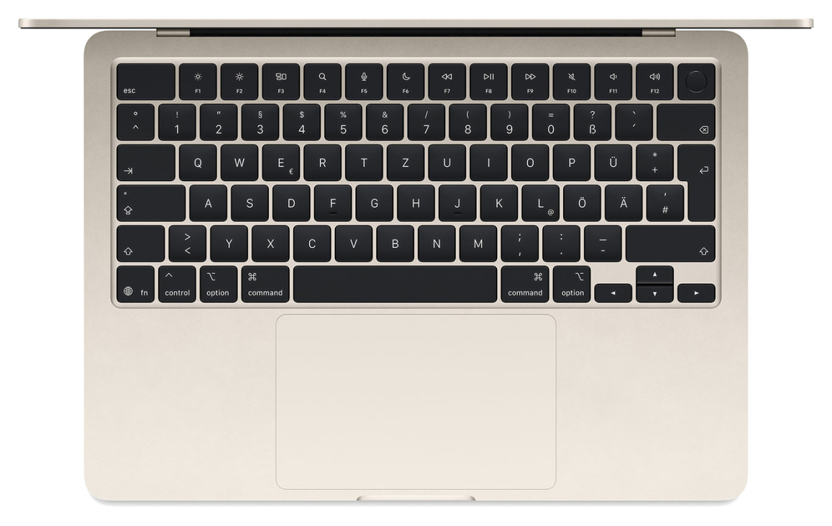 MacBook Air 13" M5, 10C CPU, 10C GPU, 16GB, 1TB, polarstern