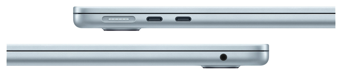 MacBook Air 13" M5, 10C CPU, 8C GPU, 16GB, 512GB, himmelblau