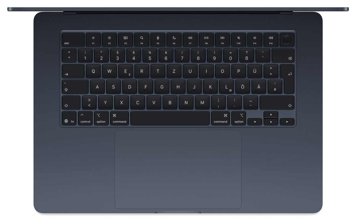 MacBook Air 15" M5, 10C CPU, 10C GPU, 16GB, 512GB, mitternacht