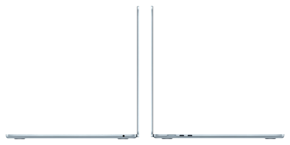 MacBook Air 15" M5, 10C CPU, 10C GPU, 16GB, 512GB, himmelblau