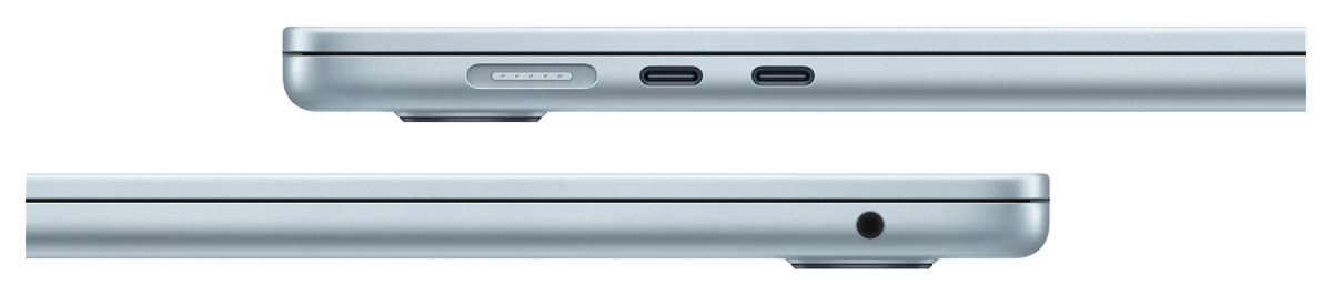 MacBook Air 15" M5, 10C CPU, 10C GPU, 16GB, 512GB, himmelblau