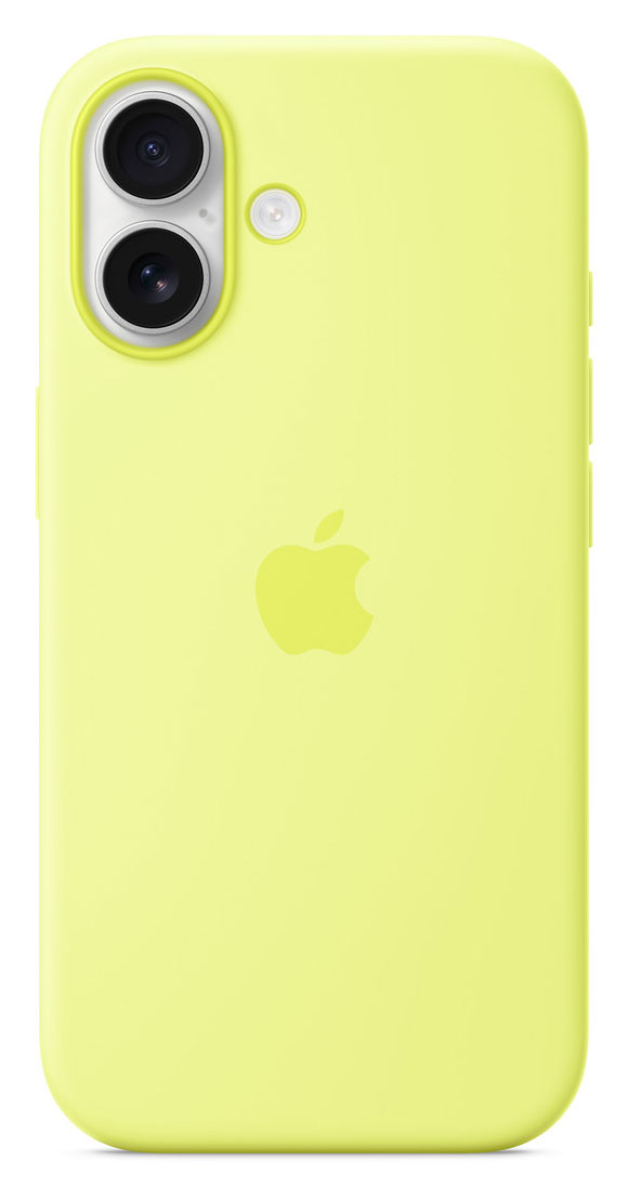 APPLE iPhone 17 Silikon Case mit MagSafe - Neon Gelb