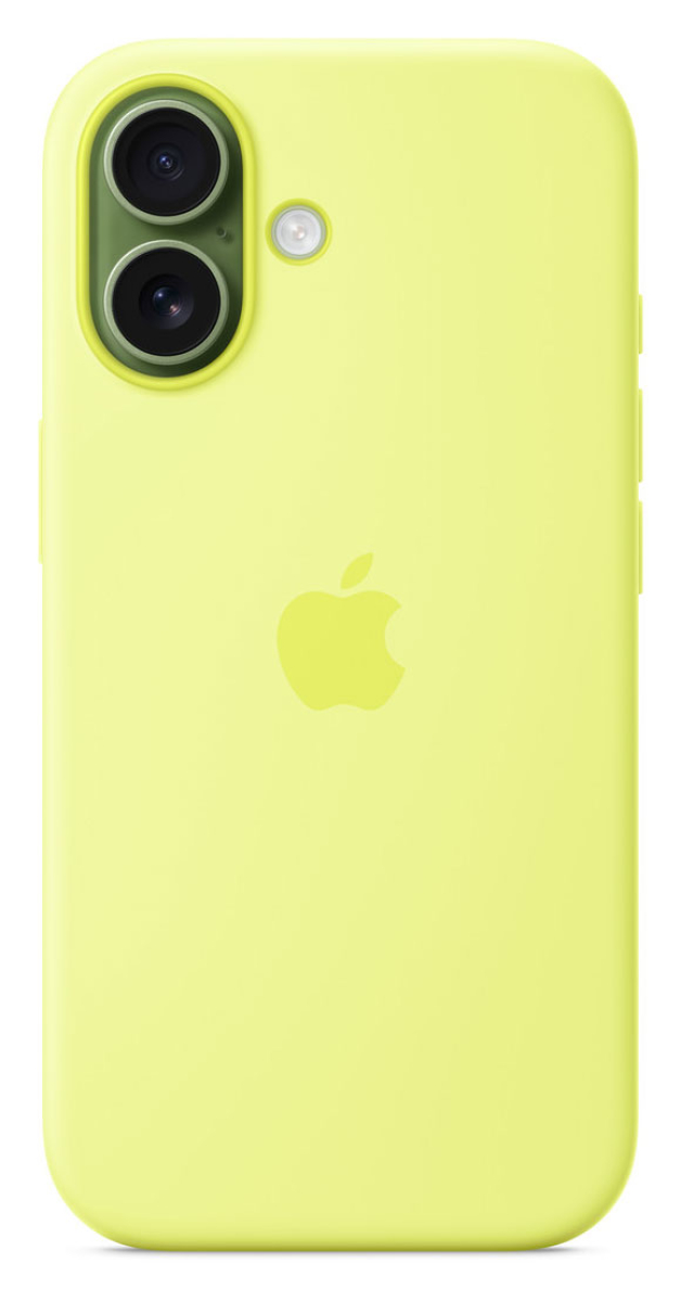 APPLE iPhone 17 Silikon Case mit MagSafe - Neon Gelb