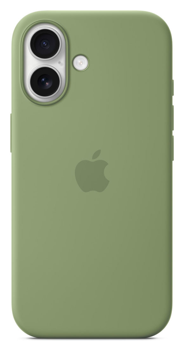 APPLE iPhone 17 Silikon Case mit MagSafe - Hellmoosgrün