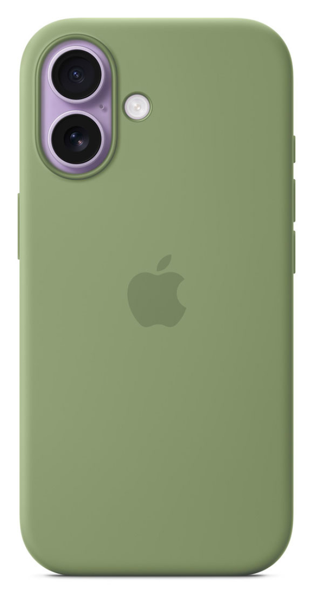 APPLE iPhone 17 Silikon Case mit MagSafe - Hellmoosgrün