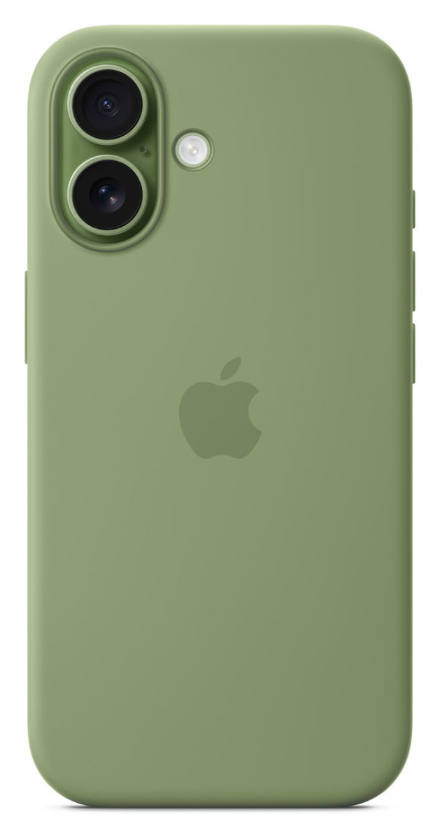 APPLE iPhone 17 Silikon Case mit MagSafe - Hellmoosgrün