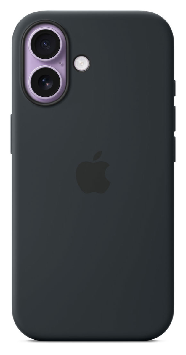APPLE iPhone 17 Silikon Case mit MagSafe - Schwarz