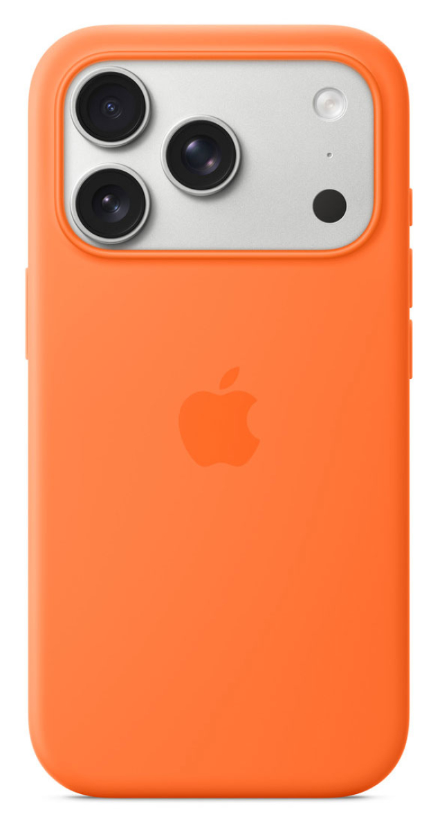 APPLE iPhone 17 Pro Silikon Case mit MagSafe - Orange
