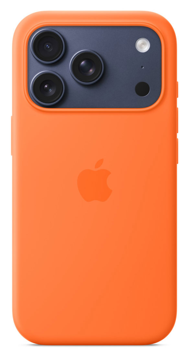 APPLE iPhone 17 Pro Silikon Case mit MagSafe - Orange