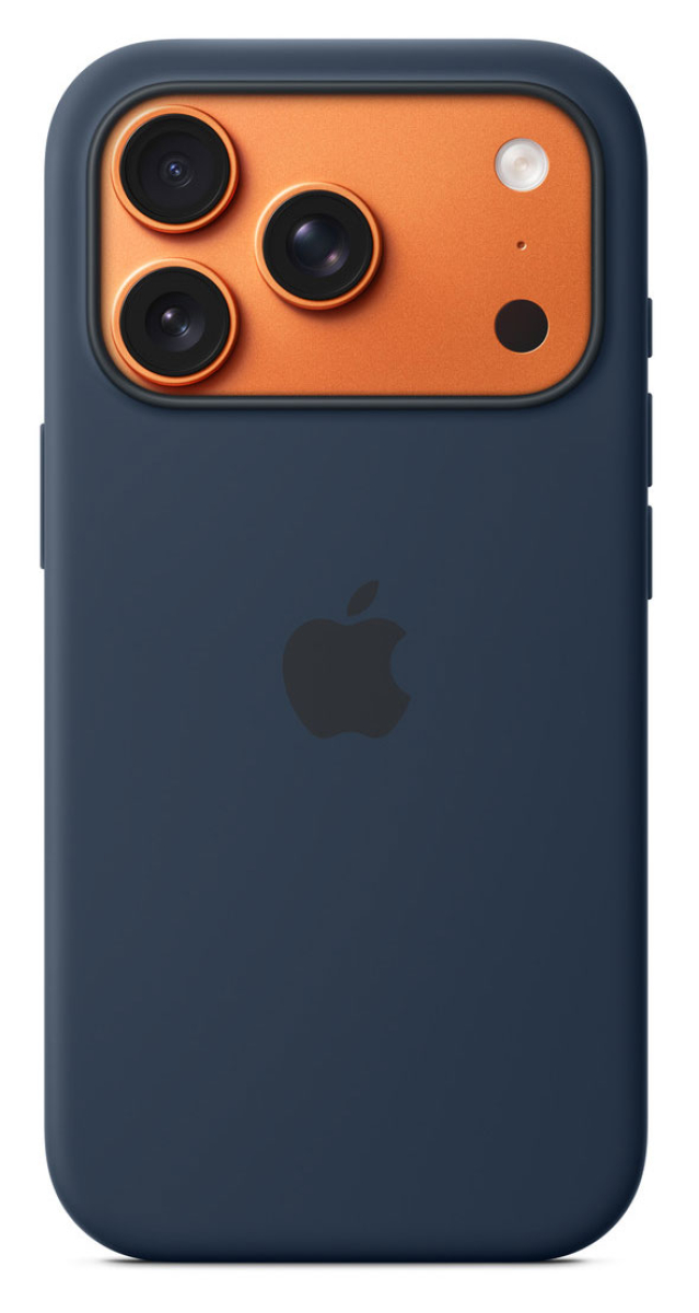 APPLE iPhone 17 Pro Silikon Case mit MagSafe - Mitternacht