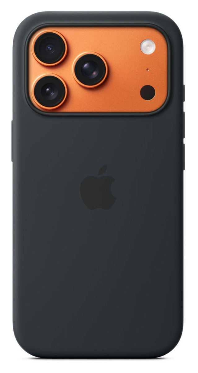 APPLE iPhone 17 Pro Silikon Case mit MagSafe - Schwarz