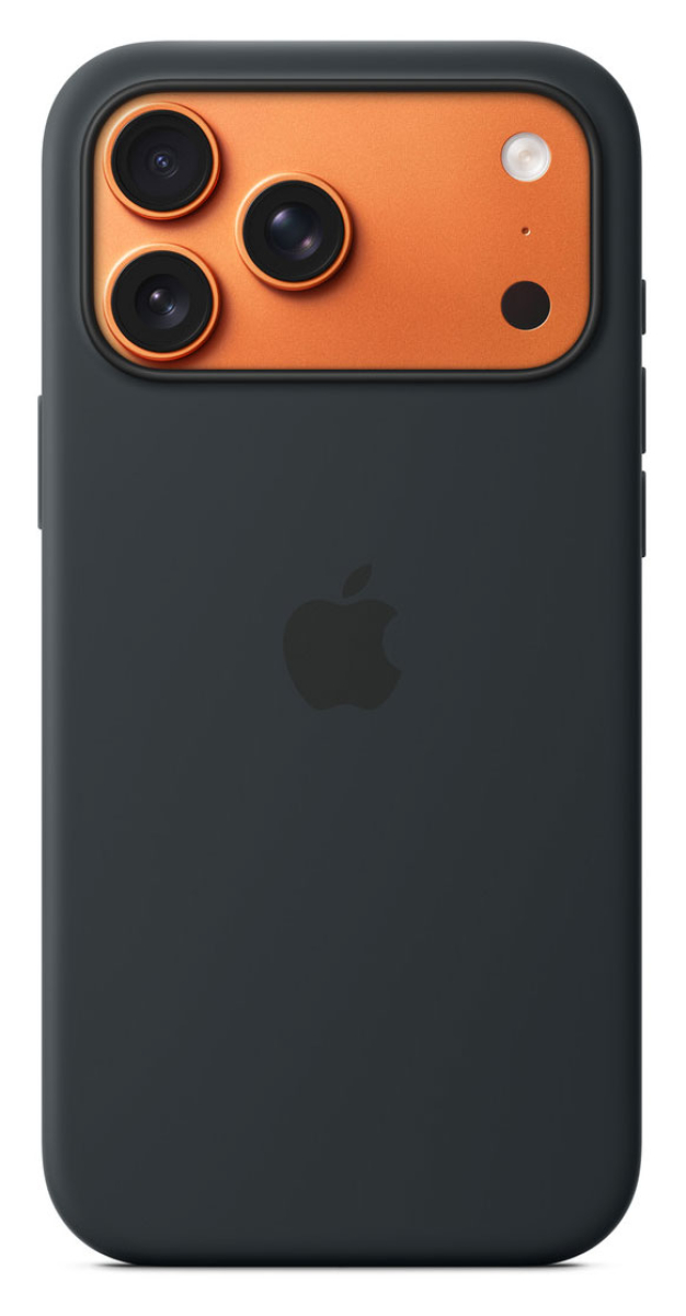 APPLE iPhone 17 Pro Max Silikon Case mit MagSafe - Schwarz