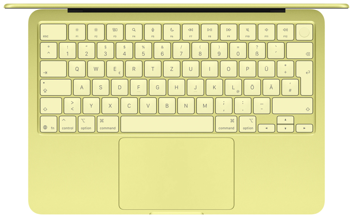 MacBook Neo 13" A18 Pro, 6C CPU, 5C GPU, 8GB, 512GB, zitrus